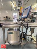 Domino S/S Ink Jet Printer with Conveyor-Mounted Stand, Model: Ax350i