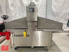 Food Tools S/S Cake Cutter, Model: ACC-IOU2SRW, S/N: 3588: Mounted on Casters