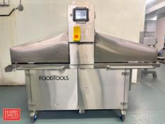 Food Tools S/S Cake Cutter, Model: ACC-IOUSRW, S/N: 4487: Mounted on Casters