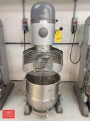 Hobart 140 QT (35 Gallon) Vertical Bowl Mixer, Model: V-1401, S/N: 11-1022-823 with S/S Bowl, Whisk,