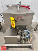 Shuffle-Mix S/S Dry Ingredient Bin with Spindle Pump, Centrifugal Pump and Unitronics Touch Screen H