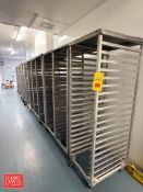 Assorted Sheet Tray Racks: Mounted on Casters