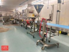 BULK BID (Lots 128-135): Cheesecake Line, Including: Dry Ingredient Graham Cracker Depositor and Cru