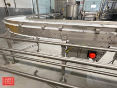2021 Arc Tronic S/S Framed Conveyor, Model: 01.00.00153, S/N: C211050-01 with 90° Turn and Drive
