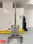 S/S Pot Dumper: Mounted on Casters