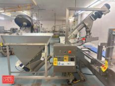 Hapman S/S Auger-Driven Depositor with S/S Hopper, (2) AC Tech Variable-Frequency Drive's and Moelle