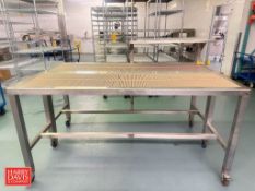 S/S Framed Roller Dual-Conveyor: 6' x 44