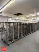 Assorted Sheet Tray Racks: Mounted on Casters