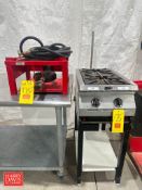 2-Burner Gas Stovetop and Martin 1-Burner Gas Stovetop