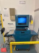 Foreman's Desk: Mounted on Casters with I-INC Monitor, Keyboard, Mouse and Stool