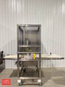 Matissonic S/S Guillotine Cutter with Branson 2000 BDC, Panasonic PLC and Fuses: Mounted on Casters