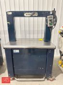 AT Packaging Automatic Strapping Machine, Model: TP-702CSA-59: Mounted on Casters