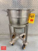30 QT S/S Mixing Bowl with Cart