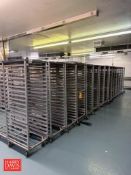 Assorted Sheet Tray Racks: Mounted on Casters