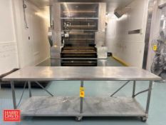 S/S Table: 8' x 30