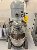 Hobart 60 QT (15 Gallon) Vertical Bowl Mixer, Model: H-600T, S/N: 99212415 with S/S Bowl, Whisk, Pad