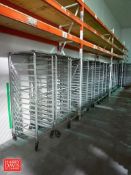Assorted Sheet Tray Racks: Mounted on Casters