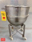 60 QT S/S Mixing Bowl with Cart