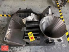 Assorted S/S Depositing Funnels, Hobart Vertical Mixer Bowl Guard