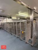 Assorted Sheet Tray Racks: Mounted on Casters