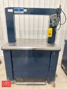 AT Packaging Automatic Strapping Machine, Model: TP-702CSA-59: Mounted on Casters