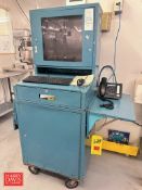 Foreman Desk: Mounted on Casters with Monitor, Keyboard, Mouse and Phone