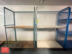 Caged Racks: Mounted on Casters