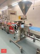 Hinds-Bock S/S Depositor, Model: SP-240, S/N: 6190 with Depositing Funnel: Mounted on Casters (Subje