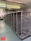 Assorted Sheet Tray Racks: Mounted on Casters