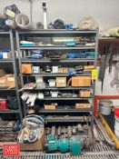 Assorted Cylinders, Motors, Conveyor Belt, Chain and Shelf: 4' x 18