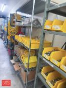 Metro Rack: Mounted on Casters and Caged Rack: Mounted on Casters with Assorted Clamps, Hose, Bolts,