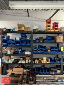 Assorted Unifiller and Hobart Parts, Sprockets, O-Rings and (2) Shelves: 4' x 18