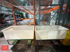 Poly Tote: 4' x 2': Mounted on Casters