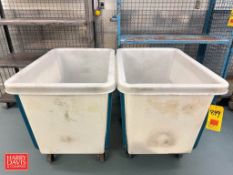 Poly Totes: Mounted on Casters