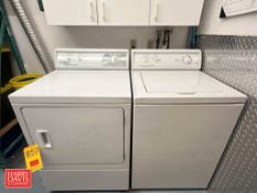 Speed Queen Dryer, Model: LDE3TRGS171CW01 and Huebsch Commercial Washing Machine, Model: YWN311PP111