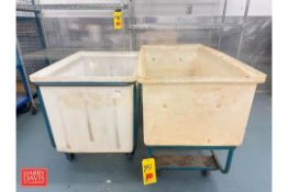 Poly Totes: Mounted on Casters