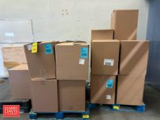 Assorted Packaging Material Including: Fluted Domes and Bases: 7