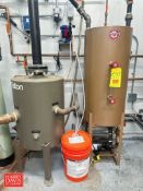 Boiler Water Feed System, Including: Rema 15 Gallon and Fulton 22 Gallon Tank, 75 PSI