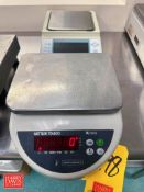 Mettler Toledo 6 LB Xpress Scale and Ohaus 1,000 Gram Capacity Scale