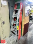 A-Frame Ladders: 6' Fiber and 4' Aluminum