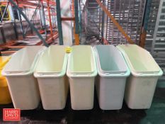 Dry Ingredient Bin: Mounted on Casters