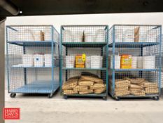 Caged Racks: 4' x 2' x 76