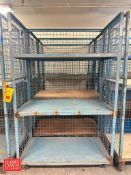 Caged Racks: 4' x 2' x 76