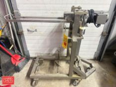 Brook Motor with Rexnord Gear Drive: Mounted on Portable S/S Stand