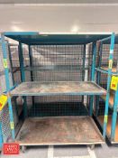 Caged Racks: 4' x 2' x 5': Mounted on Casters