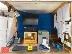 Yundai Monitor, Zebra Printer, Model: S4M, Keyboard, Mouse, Phone and Electric Water Chiller