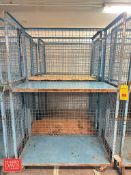 Caged Racks: 4' x 2' x 76