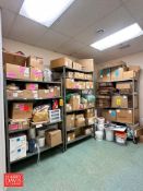 (2) Shelves and Metro Rack Hand Cart: Mounted on Casters