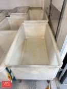 Poly Totes: 4' x 2' x 17