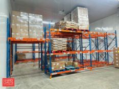 Sections: Pallet Racking: (13) 12' x 12', (6) 12' x 8'
